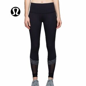 SOLD!LULULEMON 🍋 Women’s ‘If You’re Lucky’ Pant Black/Grey Size 8